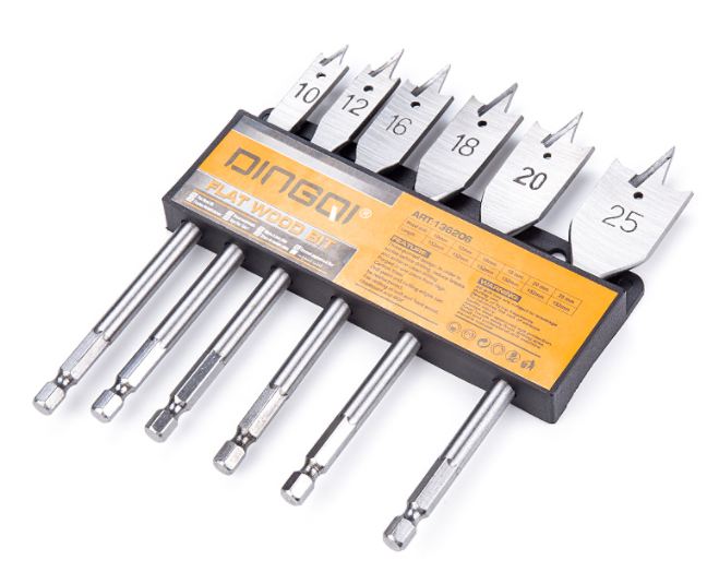 סט 5 מקדחי פרפר שטוחים לעץ 10-25 מ"מ דגם 136206