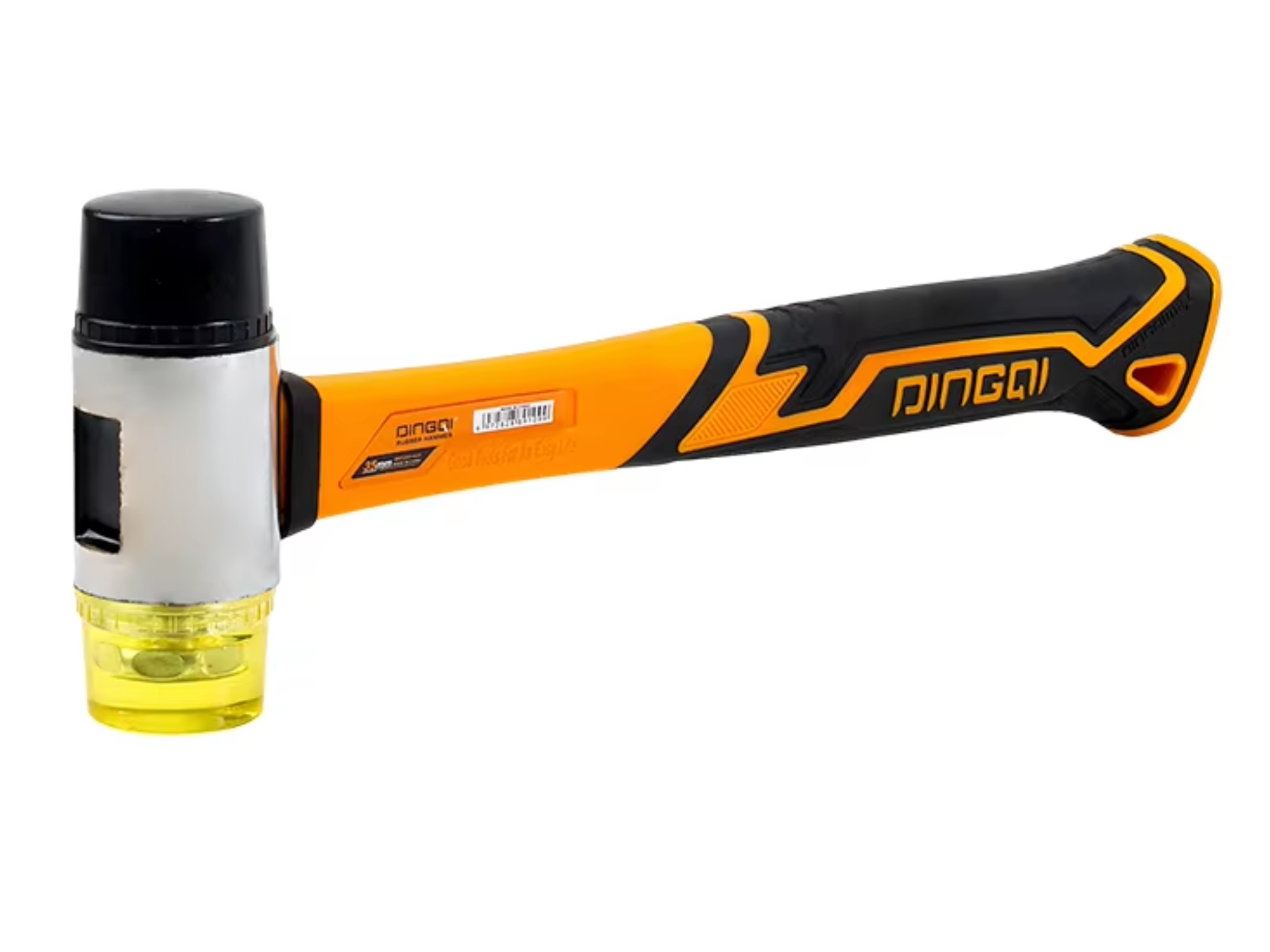 פטיש פלסטיק/גומי דו-צדדי ידית פיבר 32 מ"מ דגם CE01435