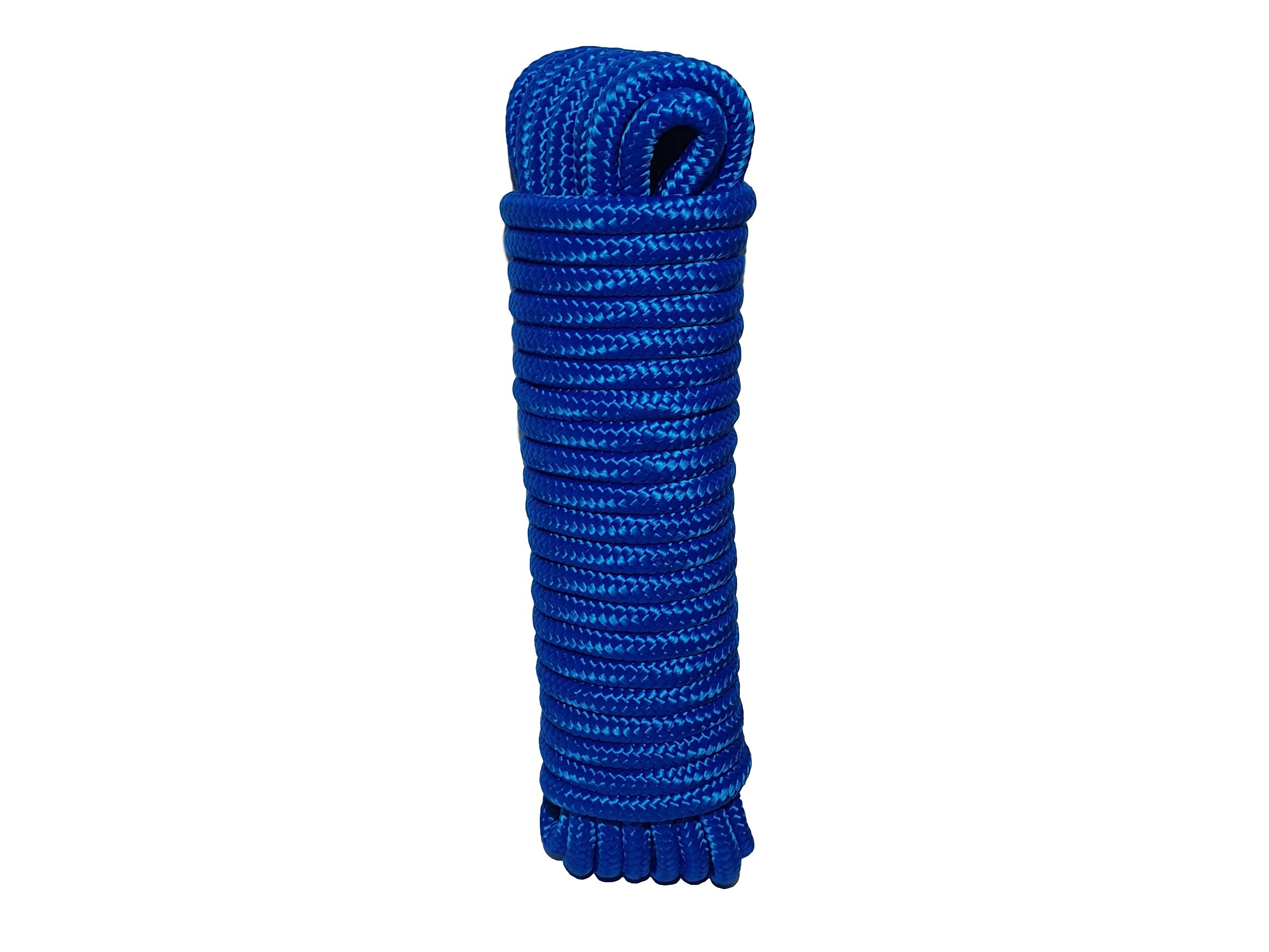 חבל מצנח 10 מ"מ כחול ארוז ב-12 מטר