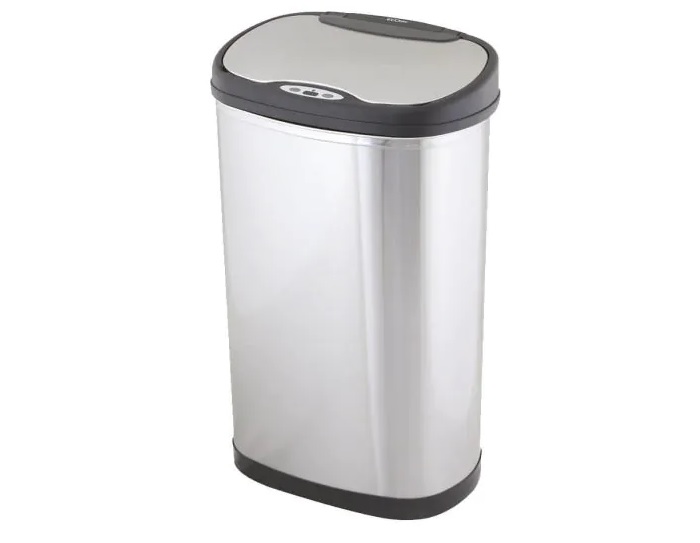 פח אלקטרוני 50 ליטר מנירוסטה דגם HATR-5005