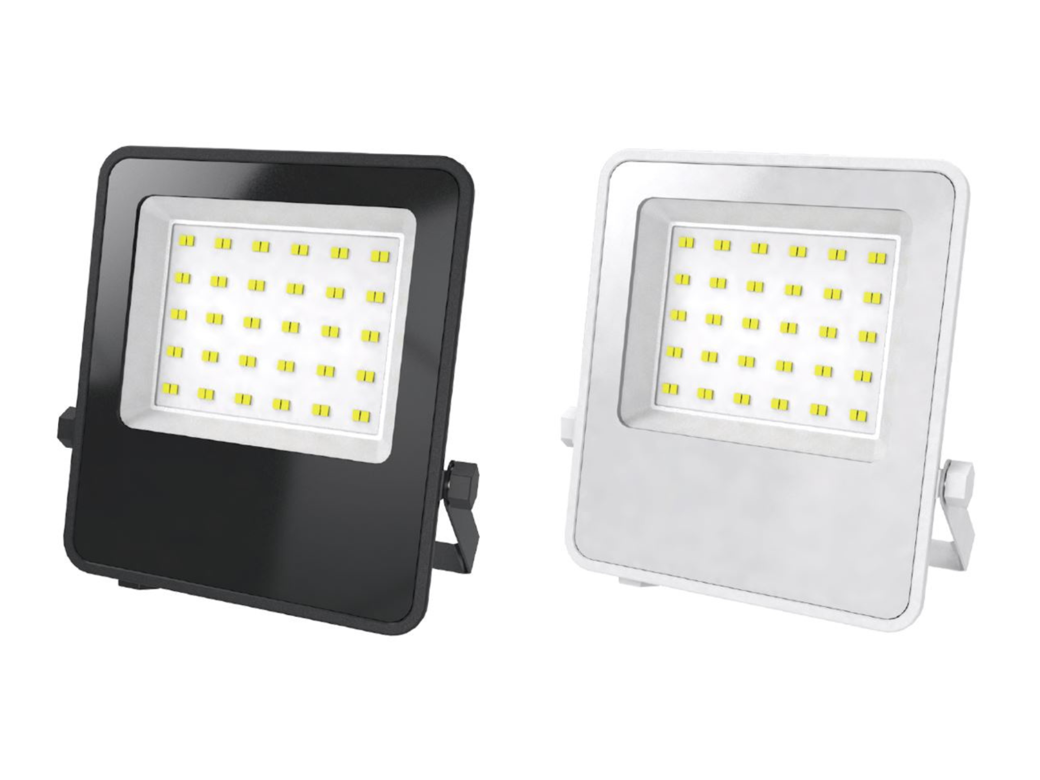 פנס הצפה 50W גוף שחור/לבן DL/WW דגם VIVA