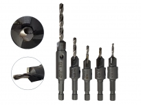 שקענים לעץ + מקדחי HSS