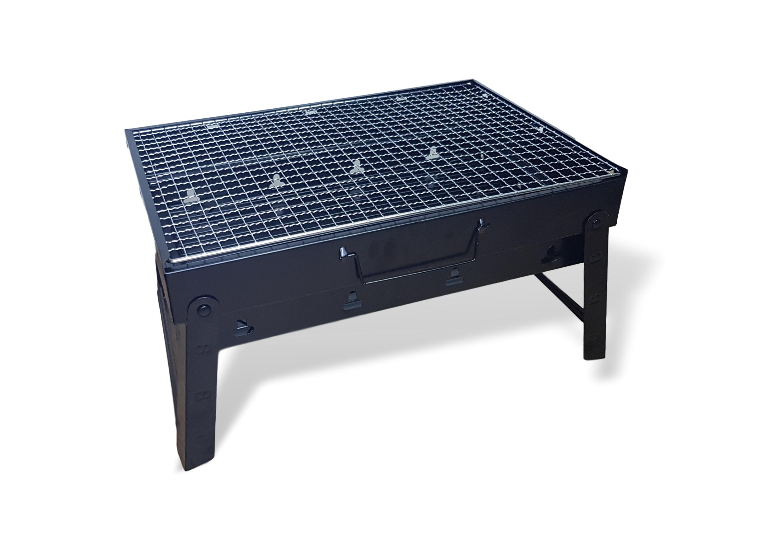 גריל פחמים קומפקטי - מתקפל לתוך עצמו - 43/29/23 ס"מ