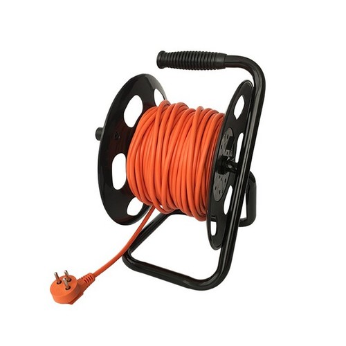 תוף כבל מאריך 25 מטר 4 שקעים