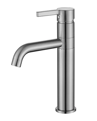 ברז פרח בינוני פיה מסתובבת דגם 80771 ניקל מוברש 