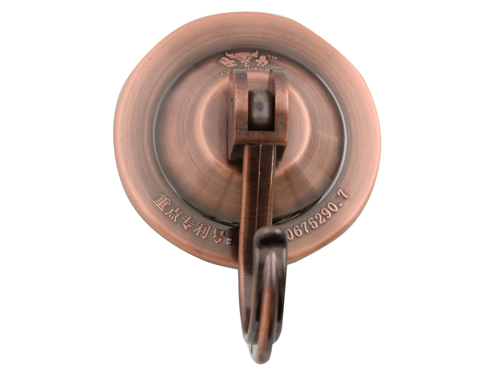 קולב ואקום פלסטי מעוצב בצבעים מתכתיים