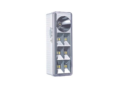 תאורת חירום 'פופאי' לד 6+1 עם תקע מתקפל דגם SM-1106