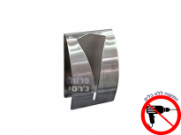 וו תליה נירוסטה פטנט למגבות בהדבקה דגם ביקאז  